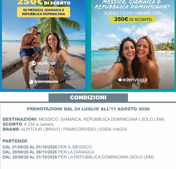 PROMOZIONE CARAIBI 2026