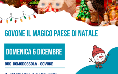 Il Magico Paese di Natale Govone 2026 | Bus da Domodossola