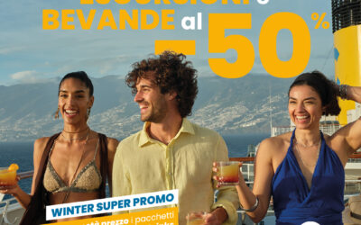 Offerte Costa Crociere: escursioni e bevande al -50%